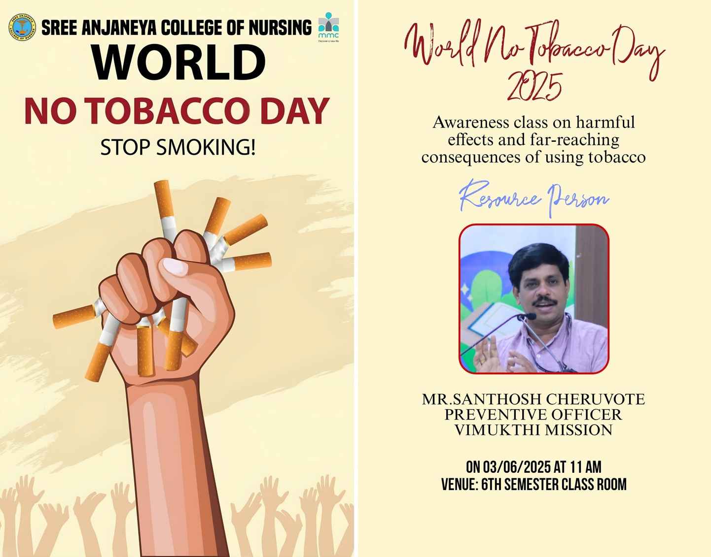 No Tobacco Day Awareness Programme