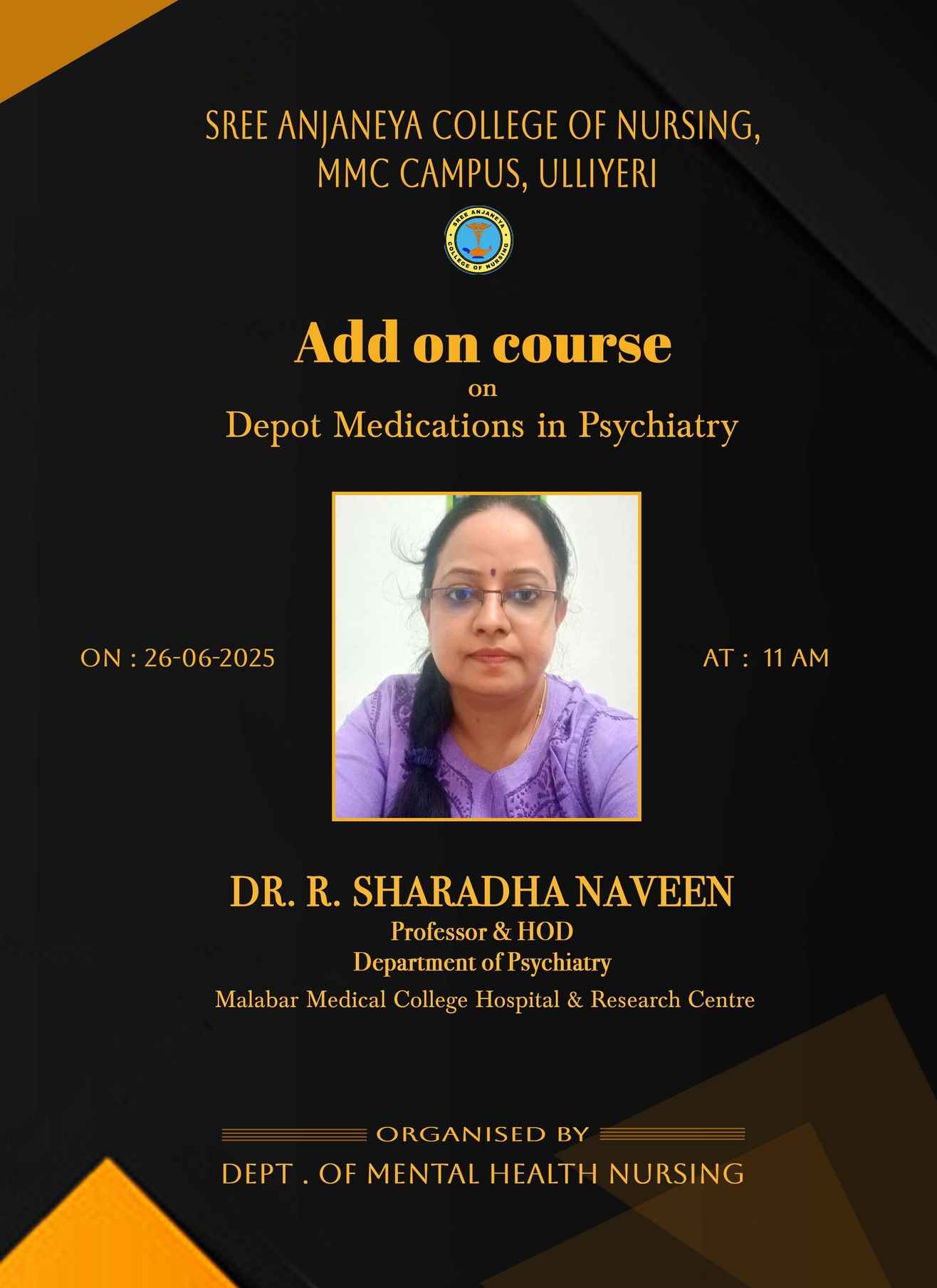 Add on Course on Depot Medications in Psychiatry