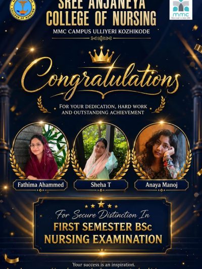 Heartiest Congratulations to our First-Sem B.Sc. Nursing Students