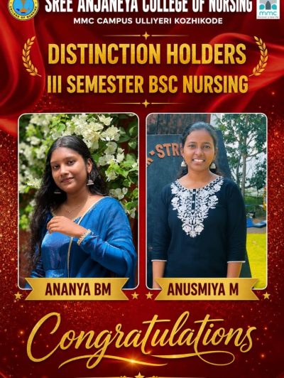 Congratulations to the 3rd Sem B.Sc. Nursing Students
