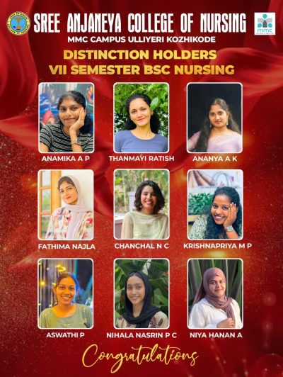Congratulations to the 7th Sem B.Sc. Nursing Students