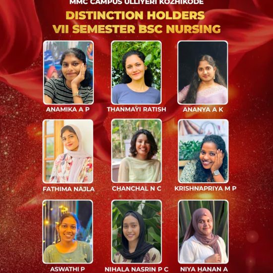 Congratulations to the 7th Sem B.Sc. Nursing Students